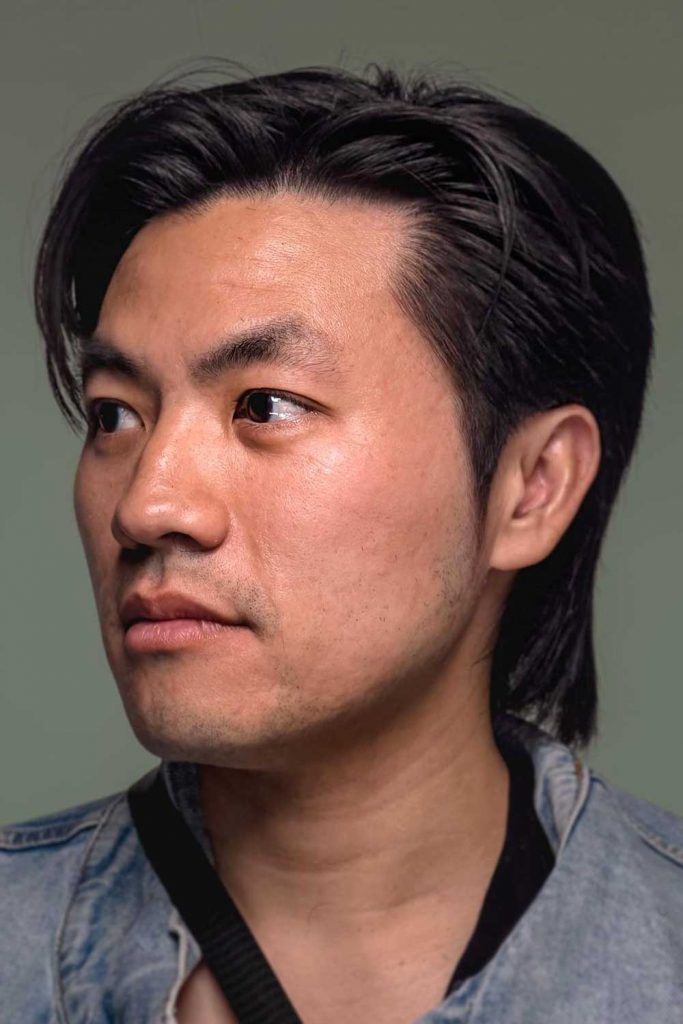 Brushed Back Hair #asianhairstylesmen #asianhairstyles #asianhaircut #asianmen