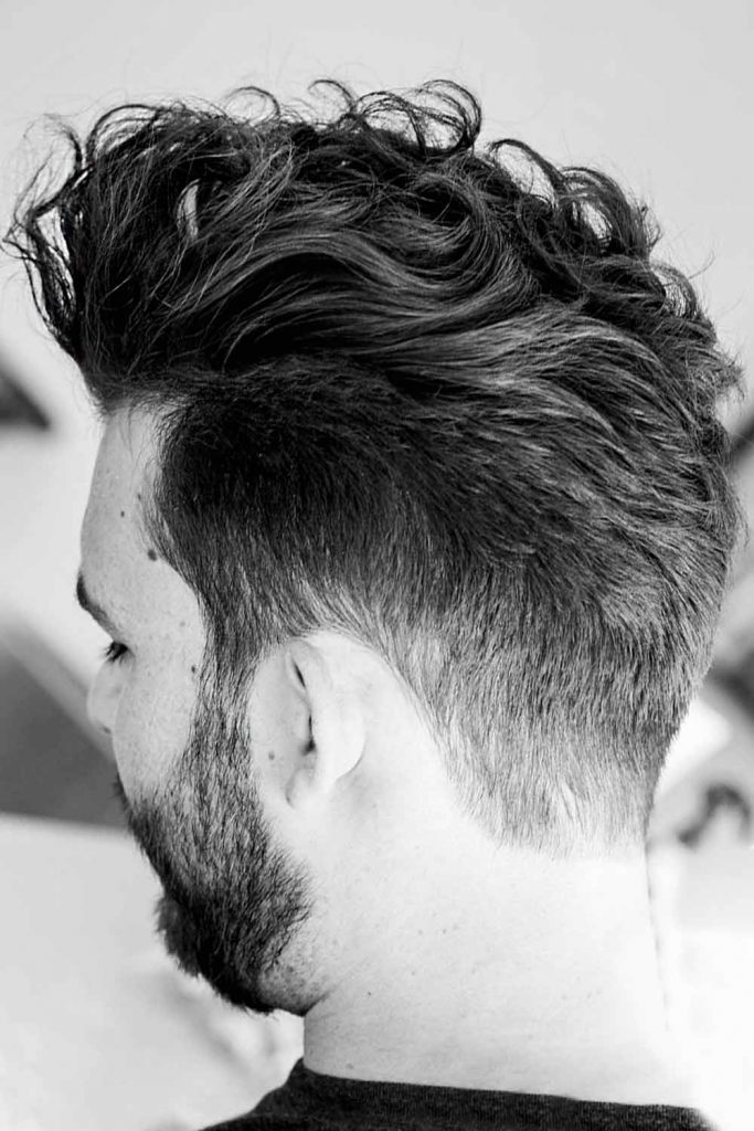 Blowout Fade #curlyhairmen #curlyhairstylesformen #hairstylesforcurlyhairmen