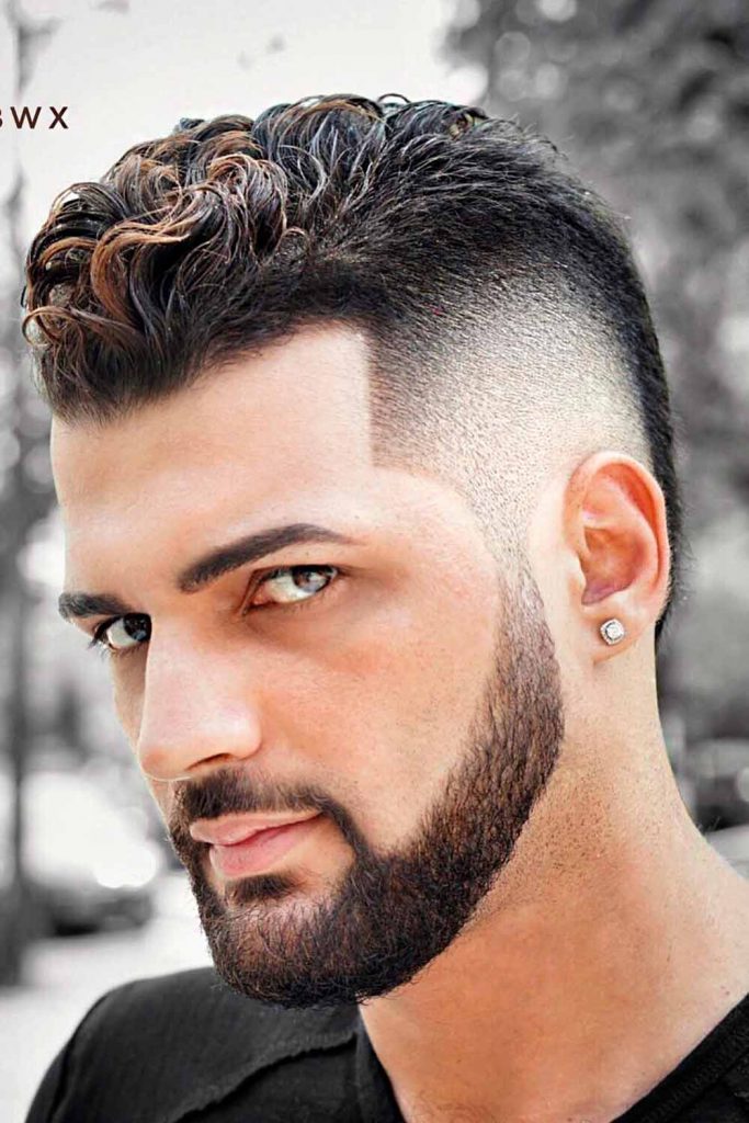 Drop Fade Curly Hair #curlyhairmen #curlyhairstylesformen #menwithcurlyhair