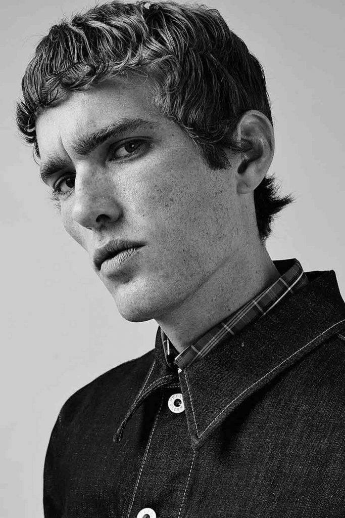 Polished Short Waves #curlyhairmen #curlyhairstylesformen #hairstylesforcurlyhairmen