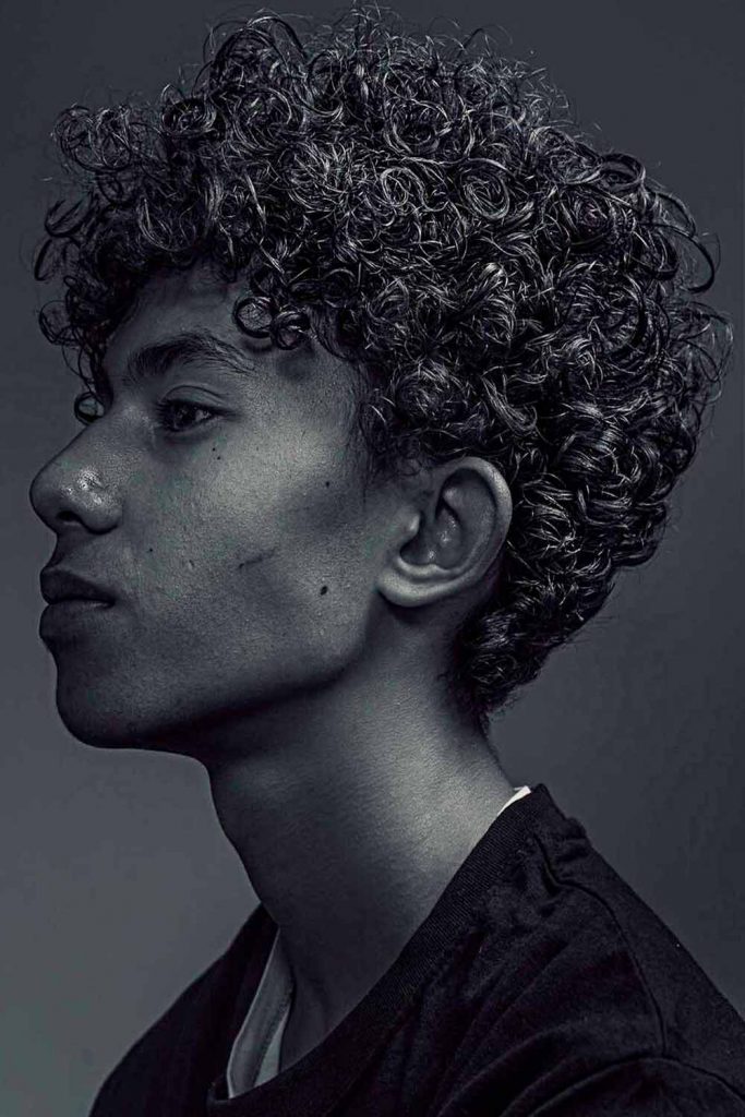 Curls For Men With Thick Hair #curlyhairmen #curlyhairstylesformen #menwithcurlyhair