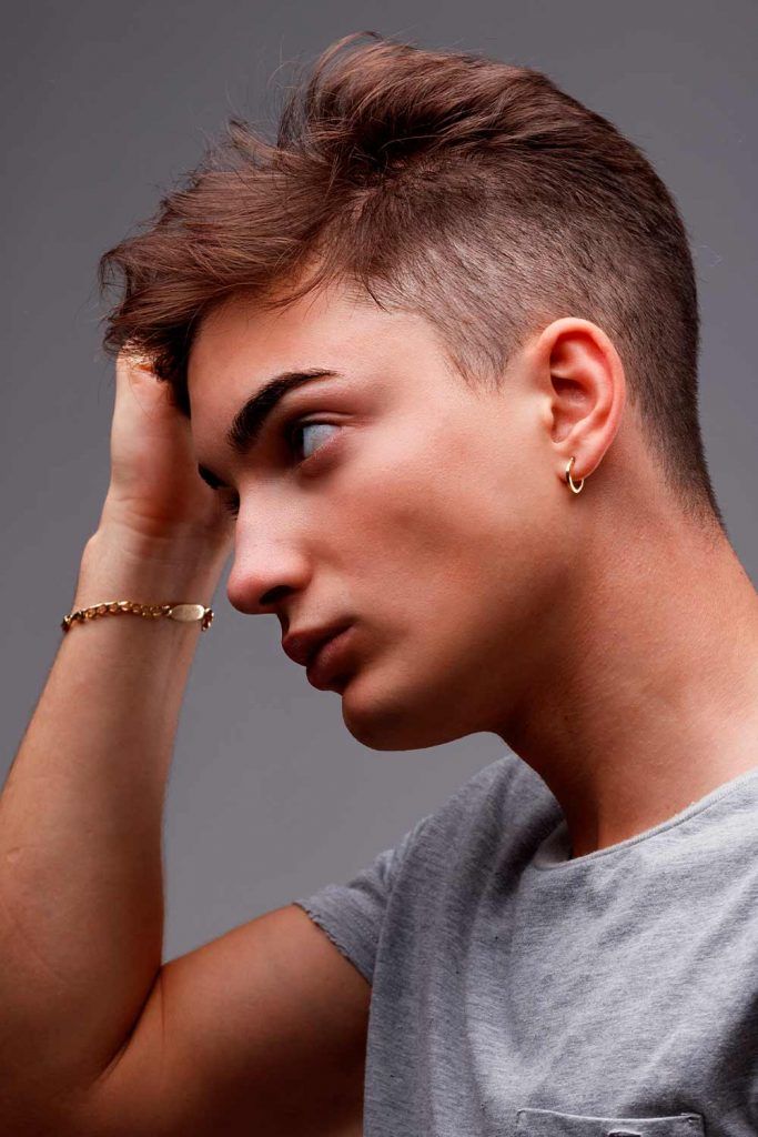 Gold Earrings For Men #menwithearrings