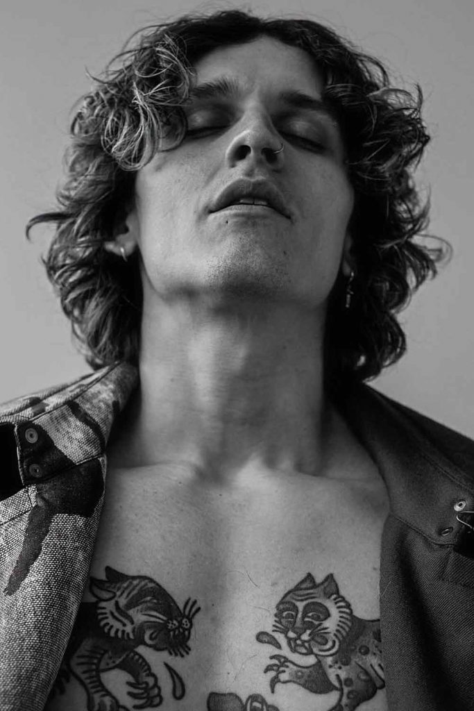 Medium Length Haircut With Middle Part