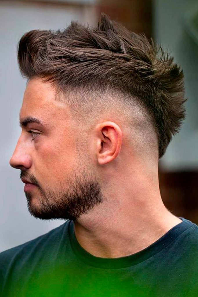 Faux Hawk Undercut Fade