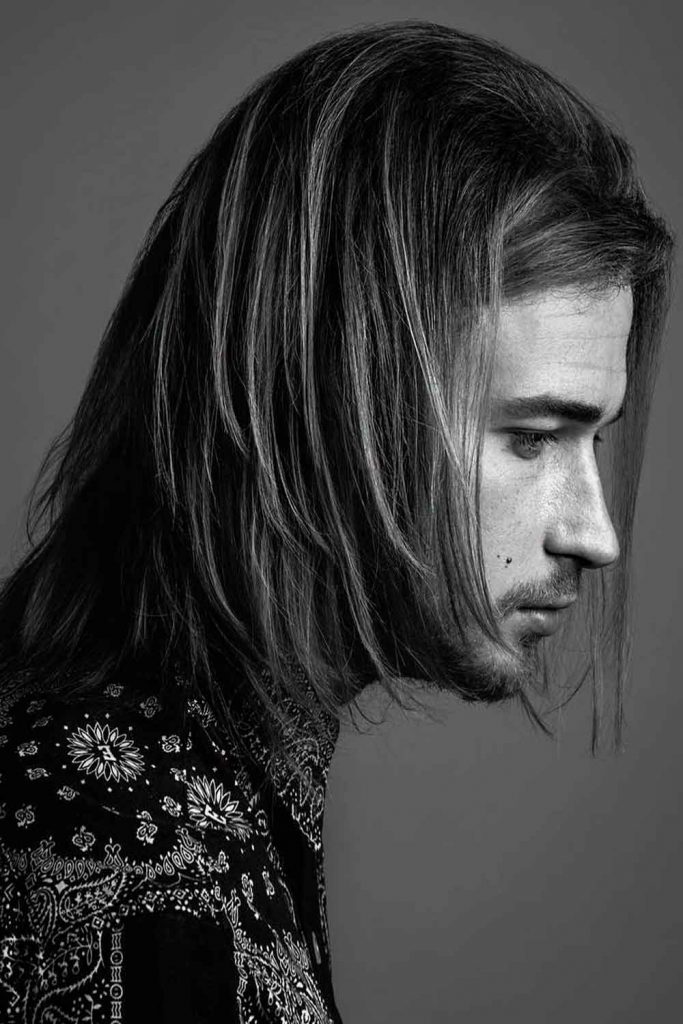 Layered Shoulder Length Hair