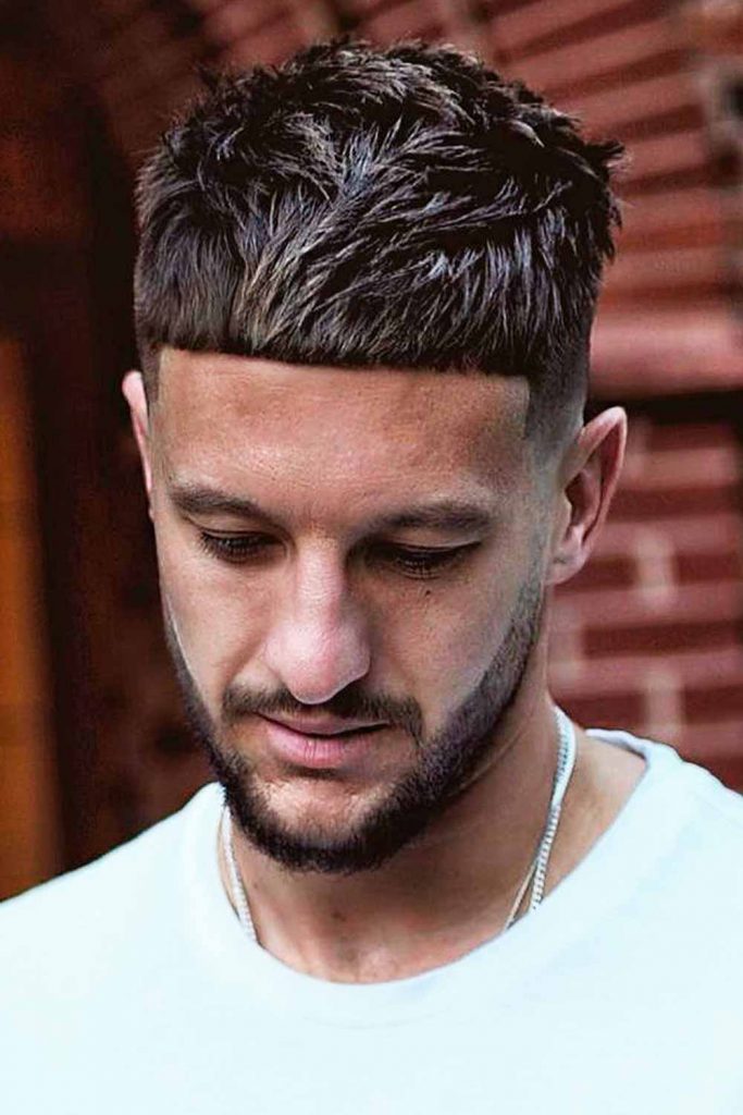 French Crop Men Hairstyle