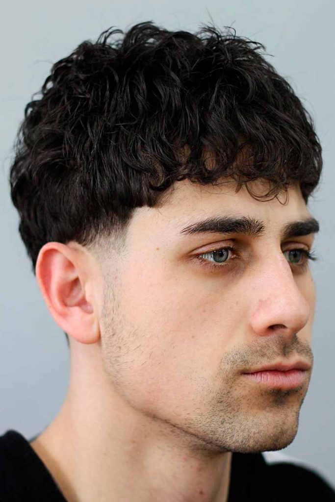 Wavy Two Block Haircut