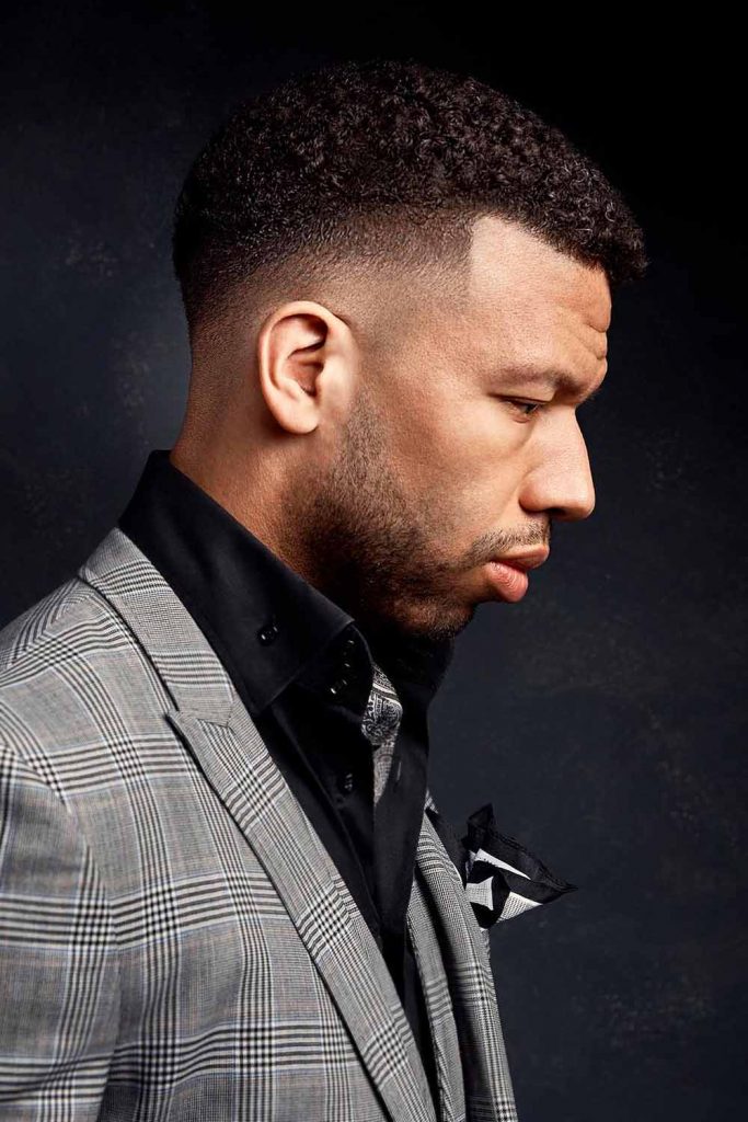 High Taper Fade Black Male #blackmenshaircuts #blackmenhairstyles #blackmenhair