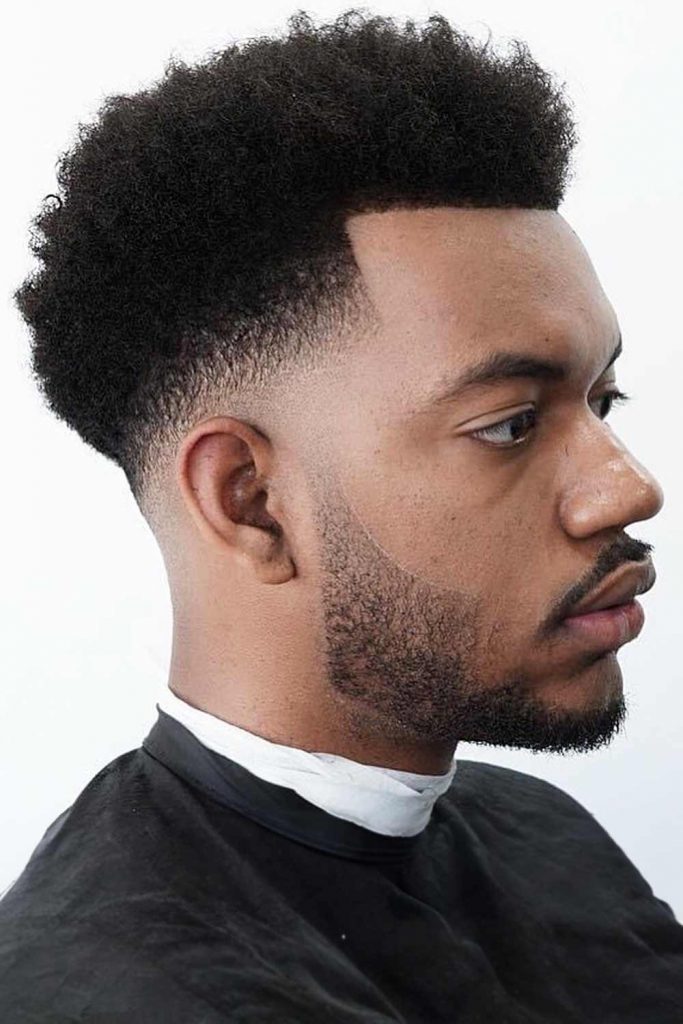 Afro Taper Fade #blackmenshaircuts #blackmenhairstyles #blackmenhair