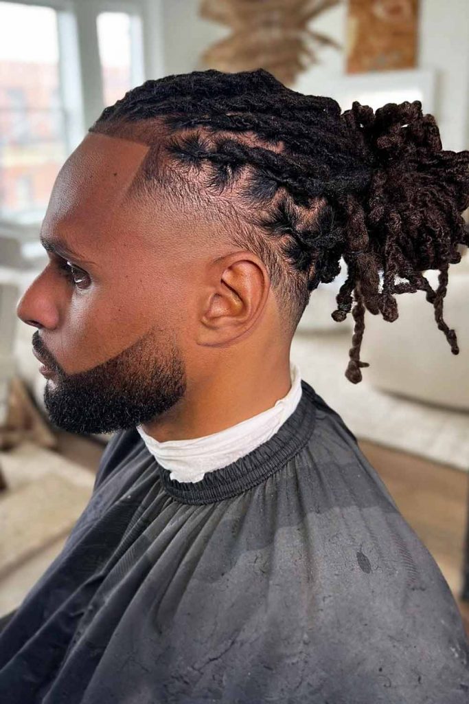 Taper Dreads Locs #blackmenshaircuts #blackmenhairstyles #blackmenhair