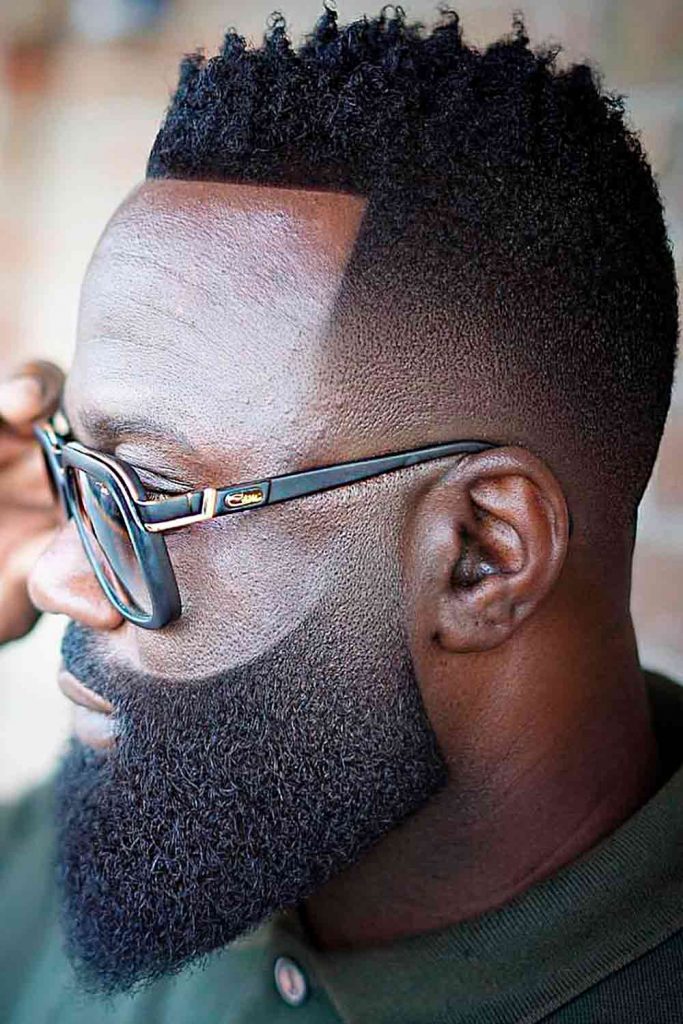 Structured Shape-Up Black Men Haircuts #blackmenhaircuts #blackmenhairstyles #afrohaircuts #haircutsforblackmen