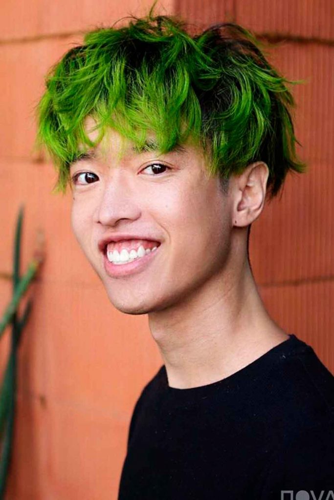 Colored Bowl #bowlcut #bowlhaircut #bowlcutmen #bowlcuts