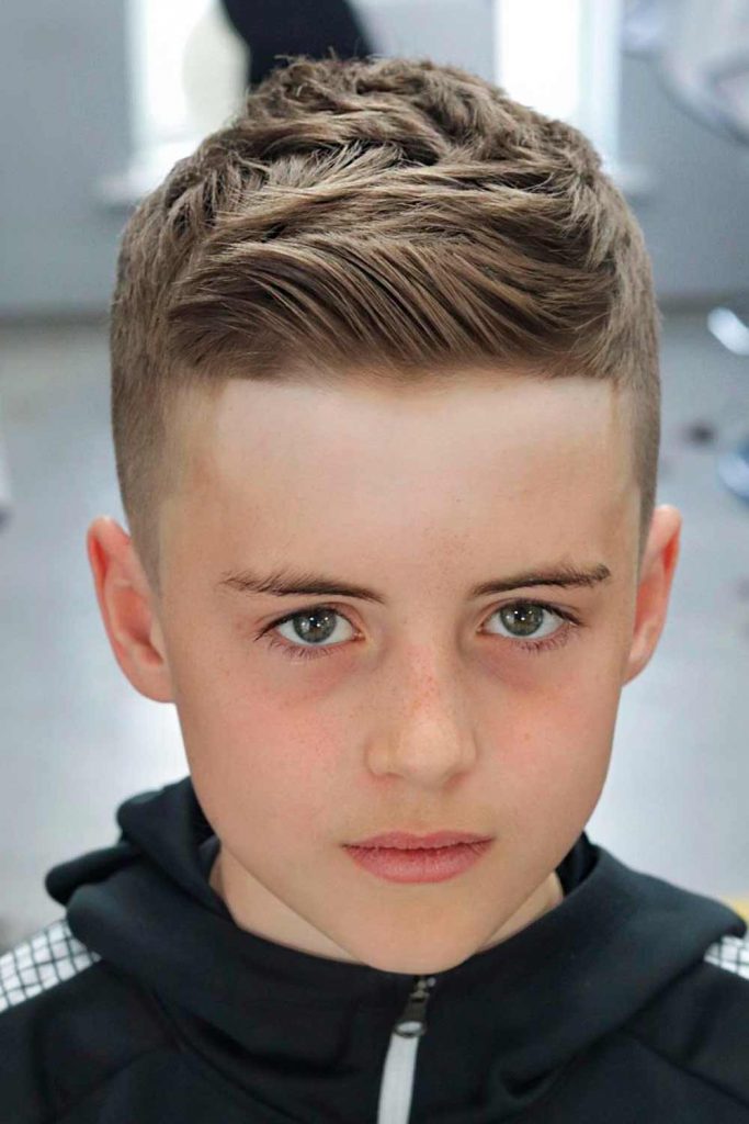 Textured Comb Over #boyshaircuts #kidshaircut #boyhaircuts