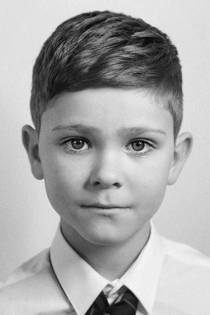 Clean Side Brush Taper Fade #boyshaircuts #kidshaircut #boyhaircuts