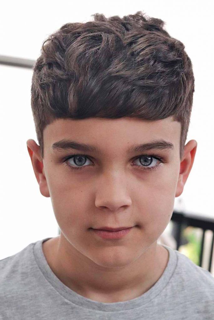 Short Sides Long Bang #boyshaircuts #hairstylesforboys #boyshairstyles 