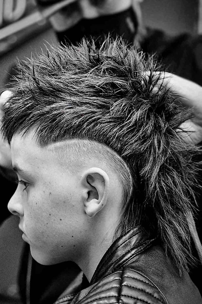 Modern Kids Mohawk #boyshaircuts #haircutsforboys #boyshairstyles