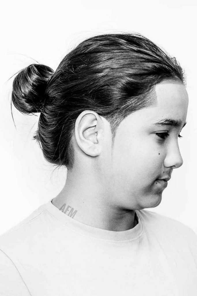 Full Bun #boyslonghaircuts #longhaircutsforboys #boyslonghairstyles