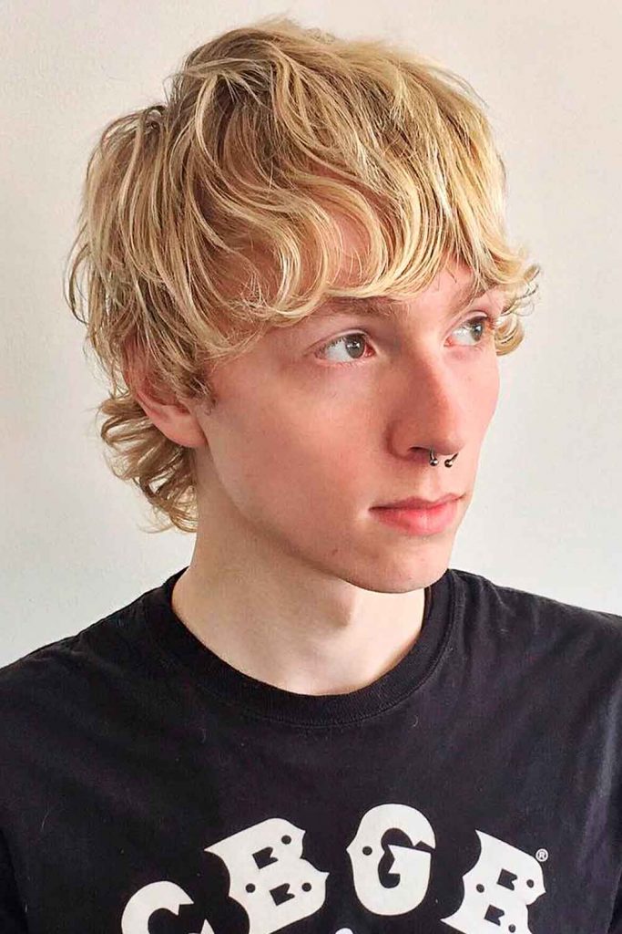 Textured Shag With Flipped Ends #boyslonghaircuts #longhaircutsforboys #boyslonghairstyles