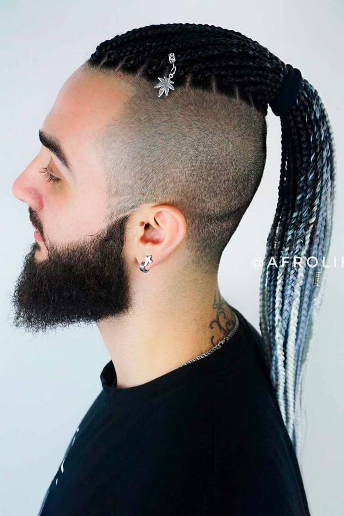 Braids And Undercut #braidsformen #manbraid #mensbraids