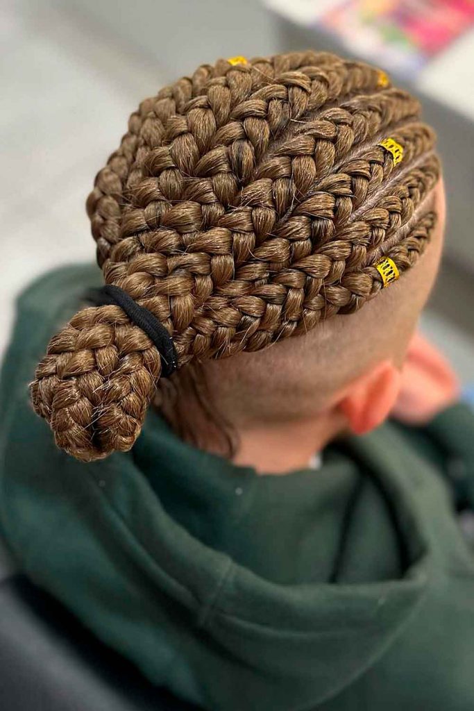Man Bun Braids #braidsformen #mensbraids #manbraid