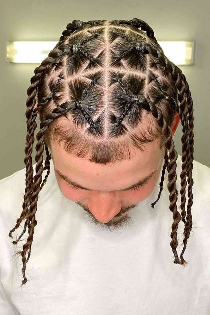 Triangle Twist #braidsformen #mensbraids #manbraid