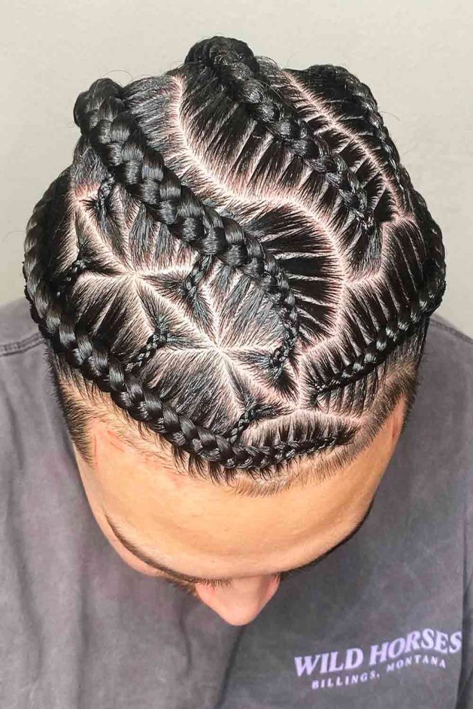 Weave Cornrows #braidsformen #mensbraids #manbraid