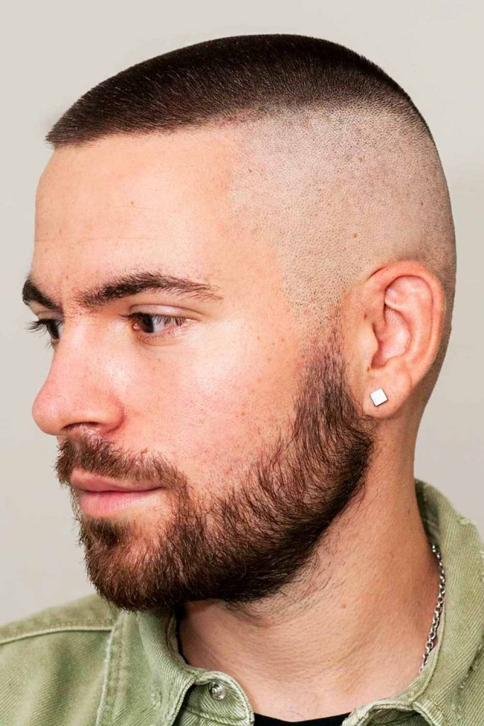Number 4 Buzz Cut + Undercut #buzzcut #buzzcutmen #mensbuzzcut #buzzedhaircut