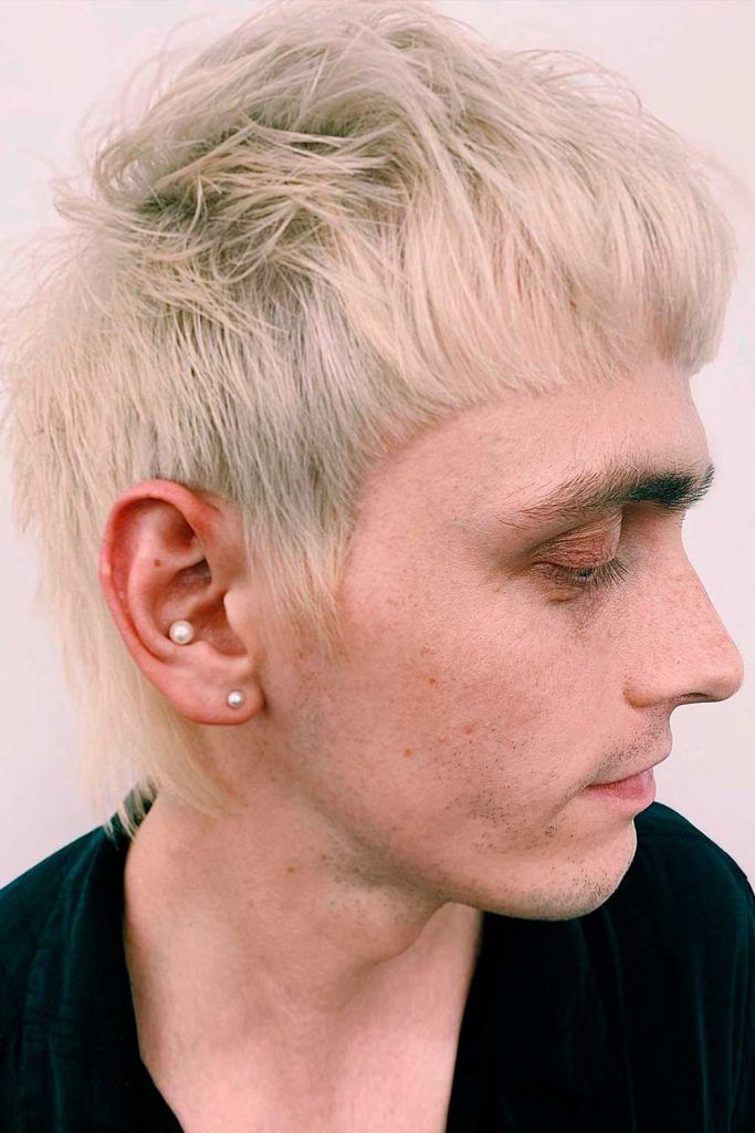 Bleached Hairstyle #caesarhaircut #caesarcut #caesarhair