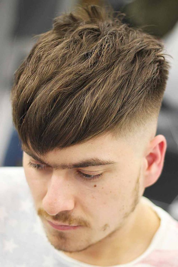 Side Swept Bangs #caesarhaircut #caesarhairstyle #caesarcut