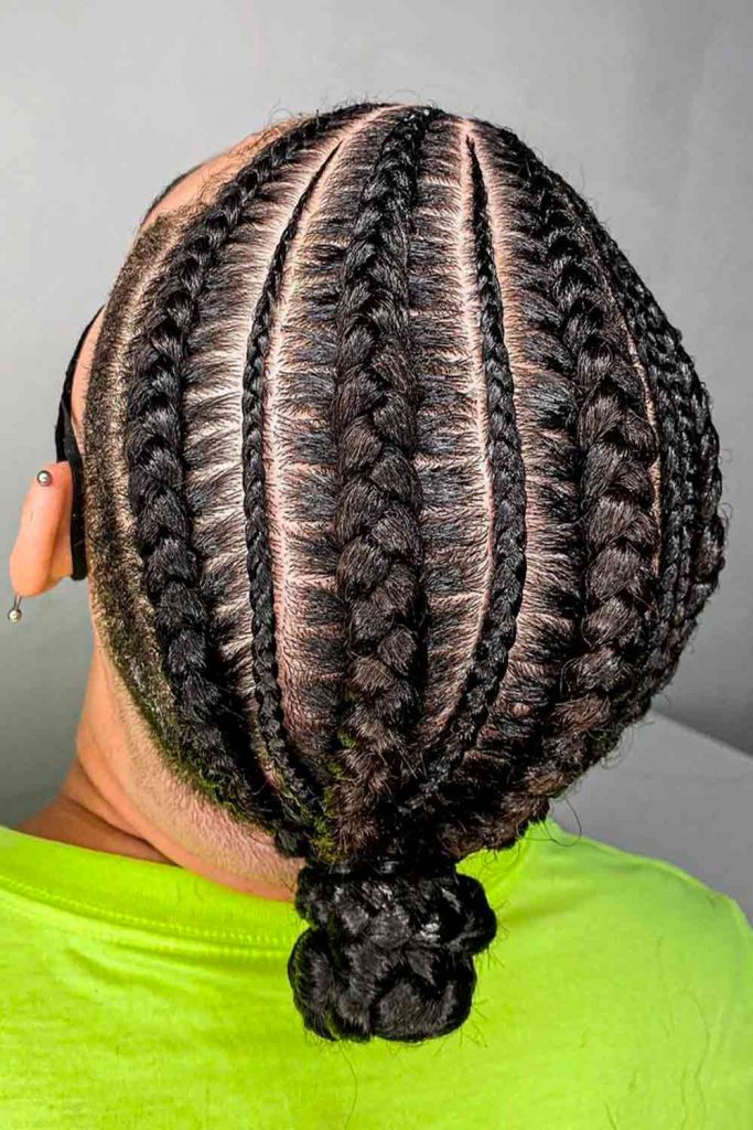 Simple Men Cornrows #cornrows #conrowsmen #cornrowbraids