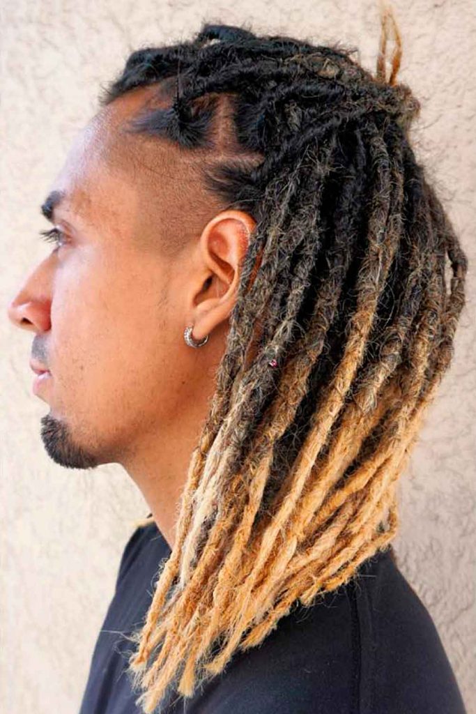 Half Up Ombre #dreadlocks #dreadlocksmen #dreads #mensdreads #locks