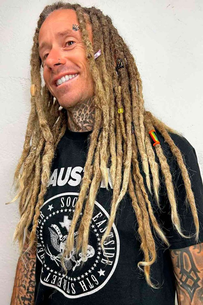 White Dreads #dreadlocks #dreadlocksmen #dreads #mensdreads #locks