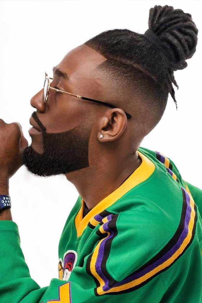 Dreaded Bun + Undercut Fade  #dreadlocks #dreads #locks #dreadlocksmen #mensdreadlocks