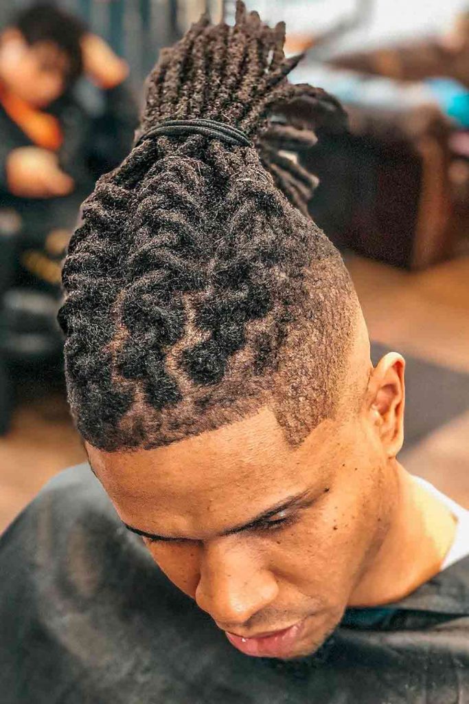 Twisted  Ponytail #dreadlocks #dreadlocksmen #dreads #mensdreads #locks