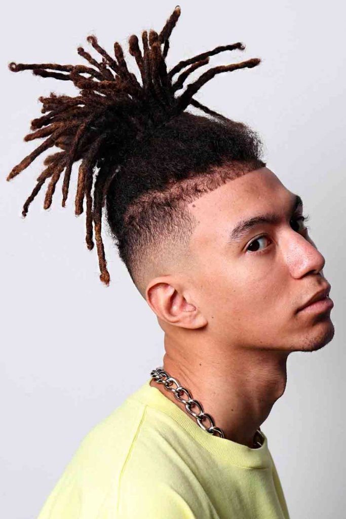 Medium Locks With Undercut #dreadlocks #dreadlocksmen #dreads #mensdreads #locks