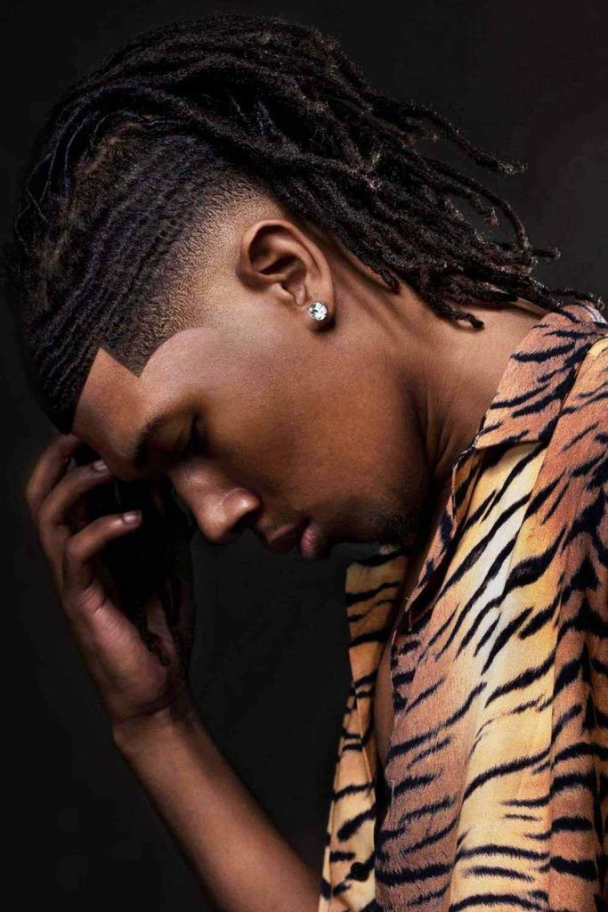 Medium Side Swept Dreads #dreadlocks #dreads #locks #dreadlocksmen #mensdreadlocks