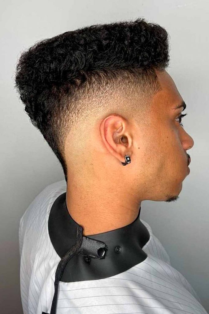 Afro Drop Fade #fadehaircutblackmen #afrofade 