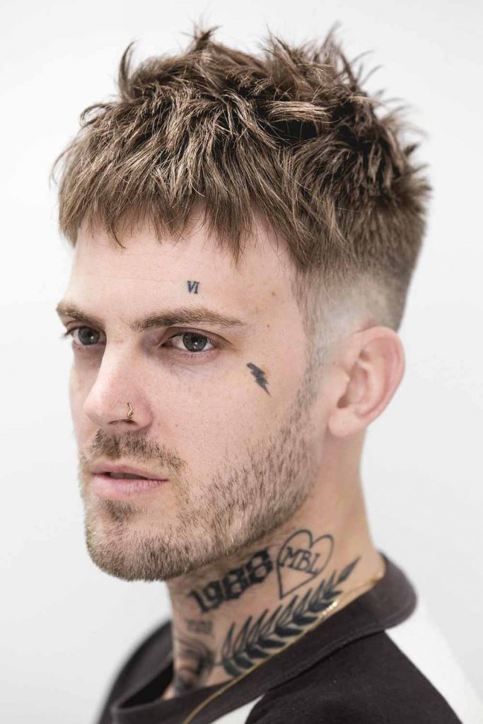 Mid Fade French Crop #frenchcrophaircut #frenchcrop #croptop