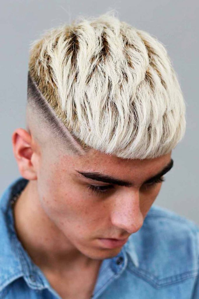 Disconnected Undercut French Crop #frenchcrop #croppedhaircut #croptopfade