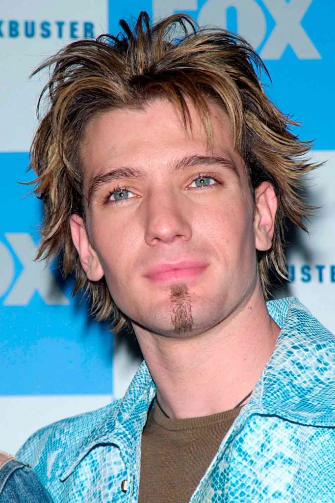 Celebrity Example: JC CHASEZ in  in his youth #goatee #goateebeard #beardstyles
