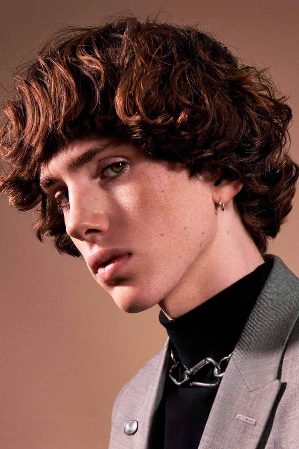 Haircuts For Curly Hair #hairtypes #hairtypesmen
