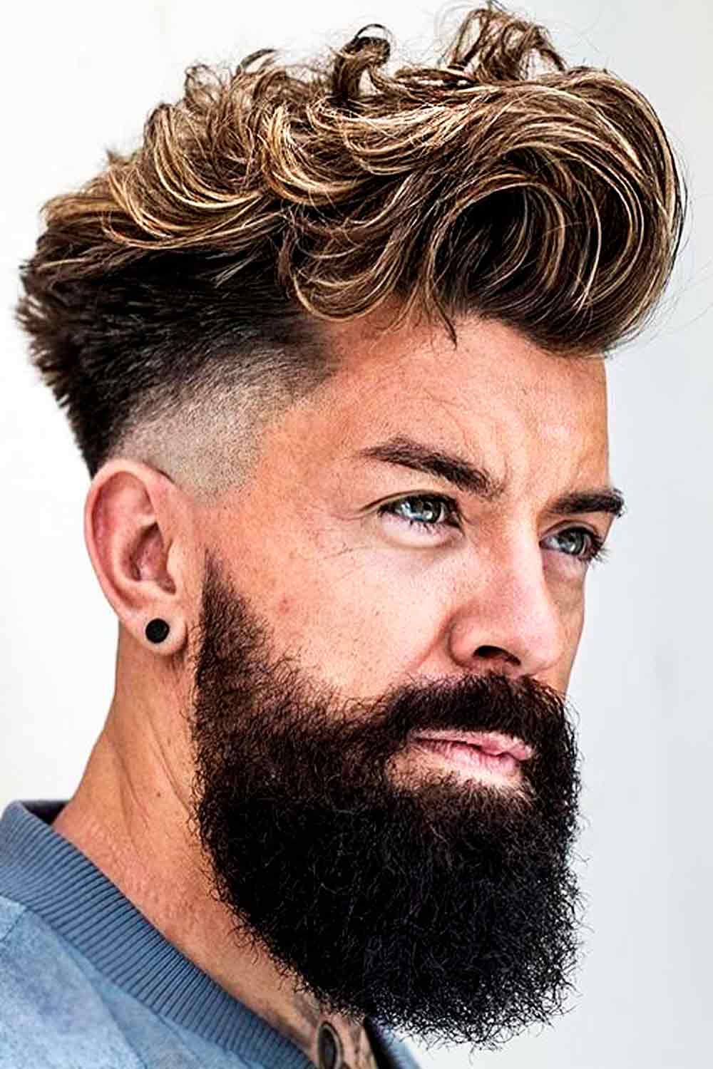 Haircuts For Wavy Hair #hairtypes #hairtypesmen