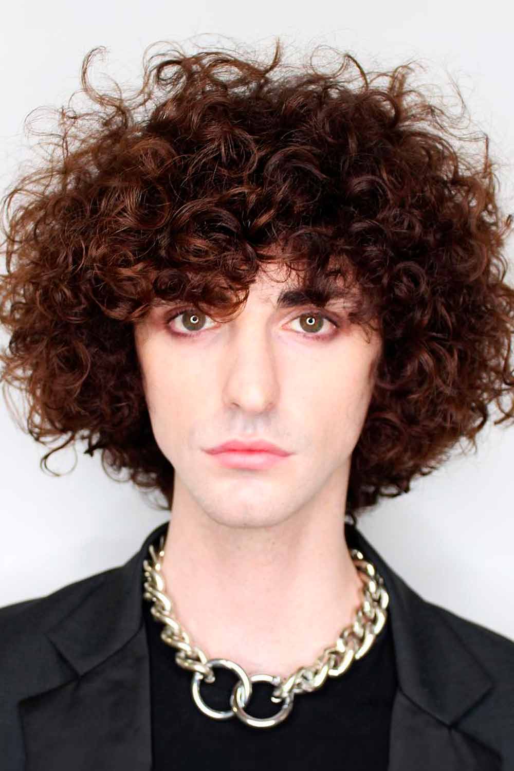 Haircuts For Fluffy Hair #hairtypes #hairtypesmen