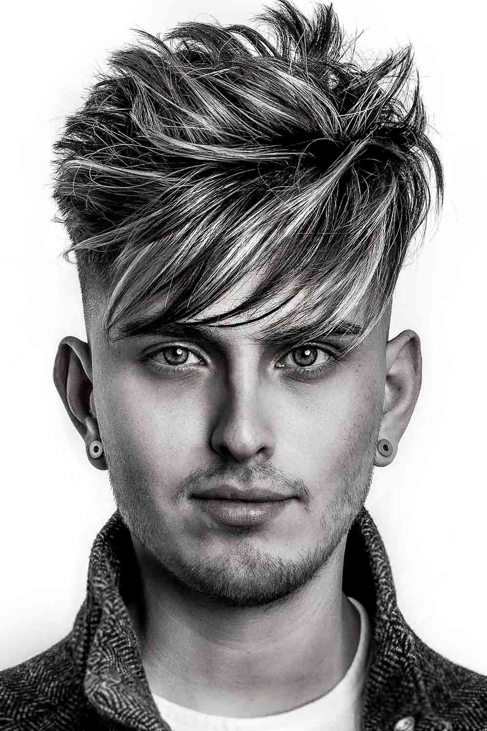 Haircuts For Thick Hair Men #hairtypes #hairtypesmen