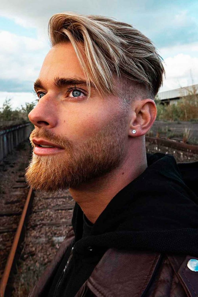 Side Swept Undercut #bigforeheadhairstyles #bigforeheadshairstyles #bigforeheadmen