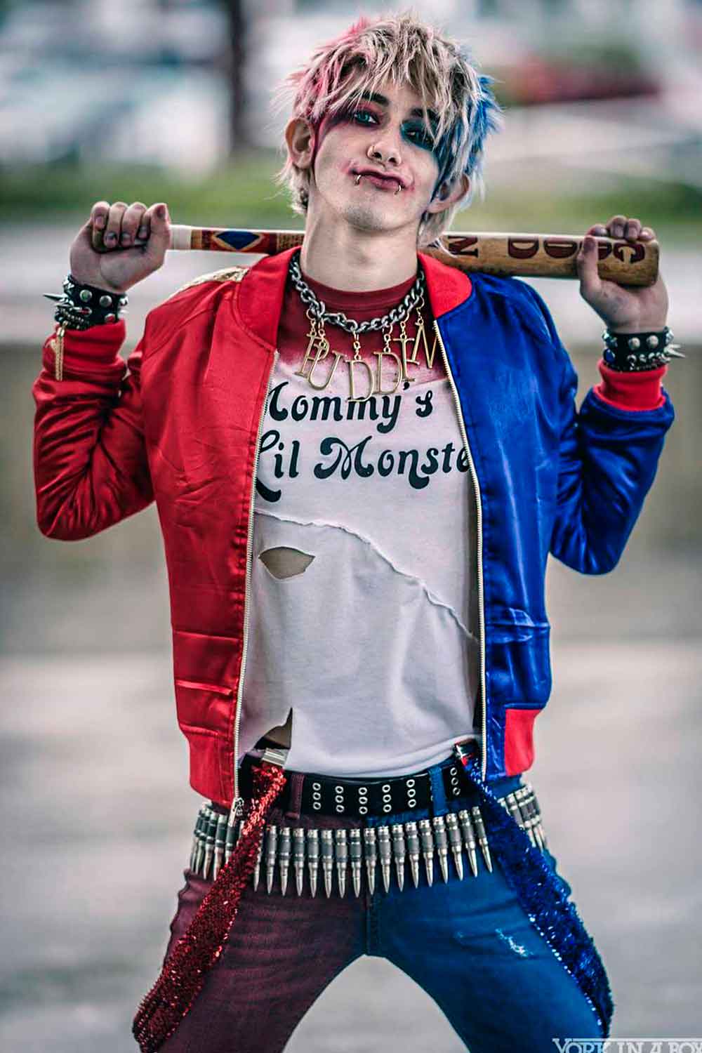 Harley Quinn #menshalloweencostumes #haloweencostumeideasmen #halloweencostumes