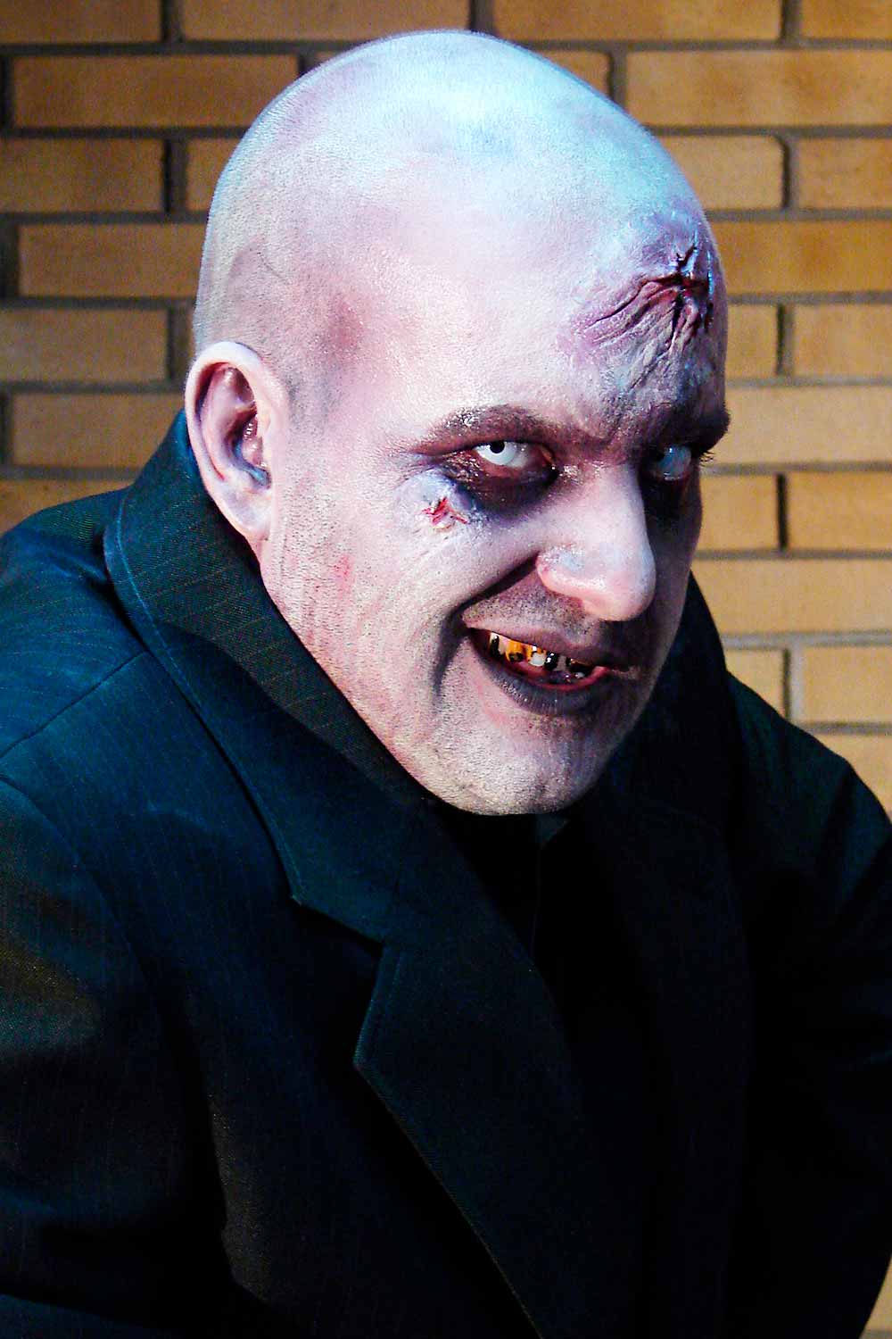 Uncle Fester Addams Family #halloweenmakeup #halloweenmakeupmen #mensfacepaint #menshalloweenmakeup #halloweenmakeupformen