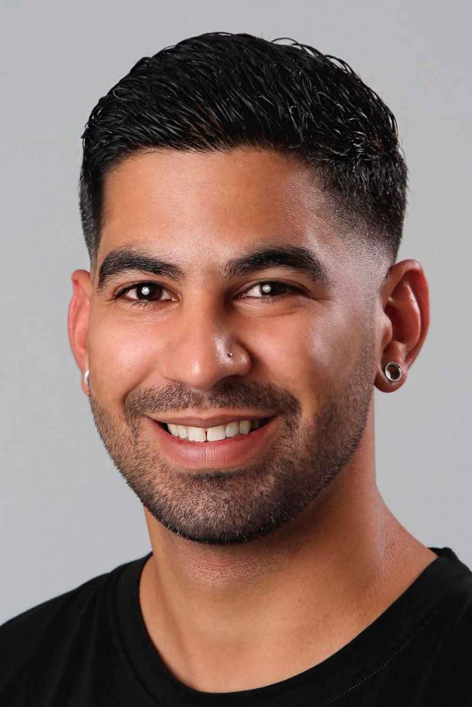 Slick Back Crew Cut #slickbackhair #slickedbackhair