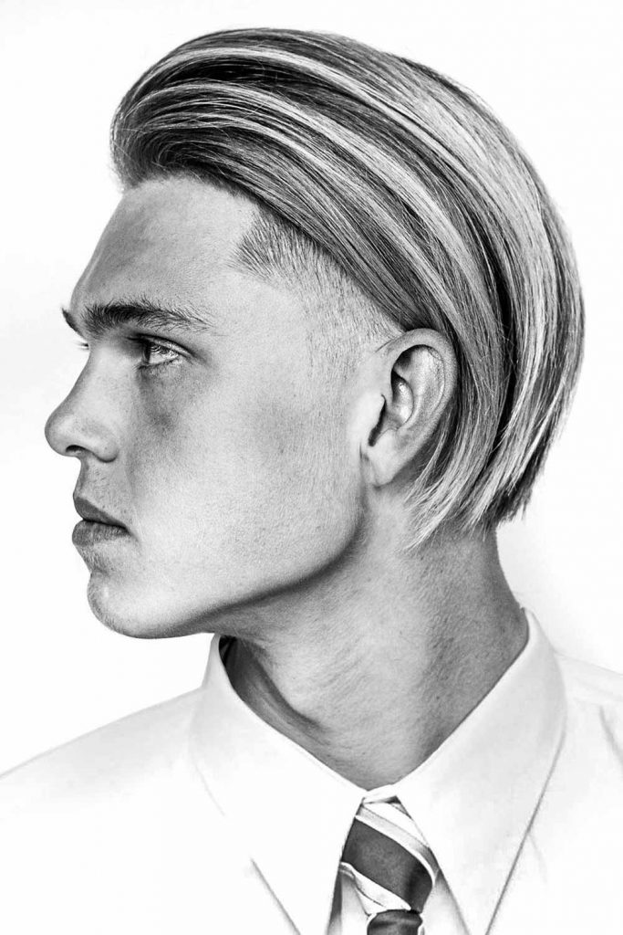  Long Slick Back Hair Cuts With Undercut #slickback #slickbackhair #slickbackhairmen #slickedbackhairstyles