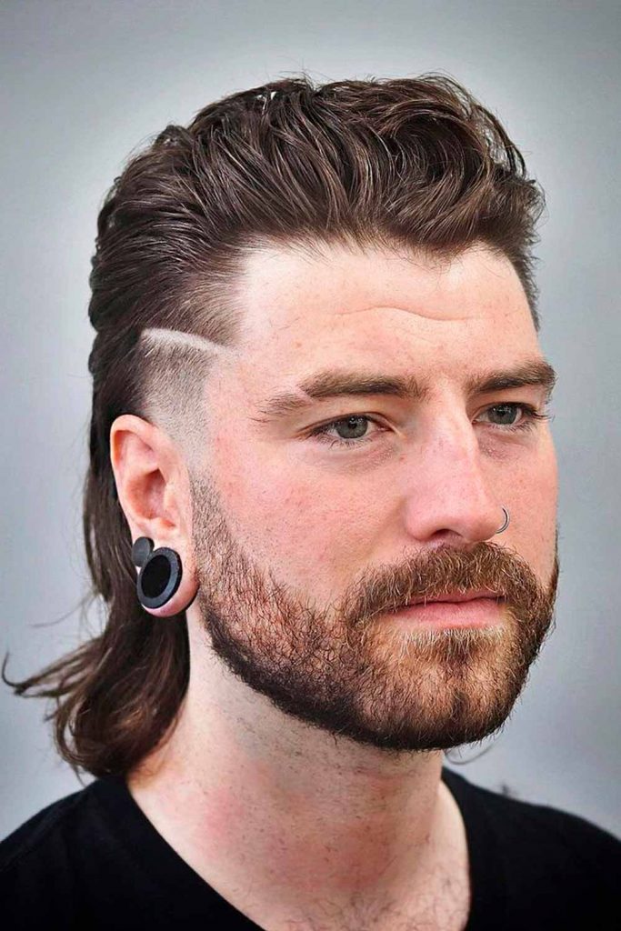 Slicked Back Mullet #slickback #slickbackhair #slickbackhairmen #slickedbackhairstyles